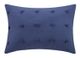 Olliix by Urban Habitat Brooklyn Indigo Blue Cotton Jacquard Pom Pom Oblong Pillow-0