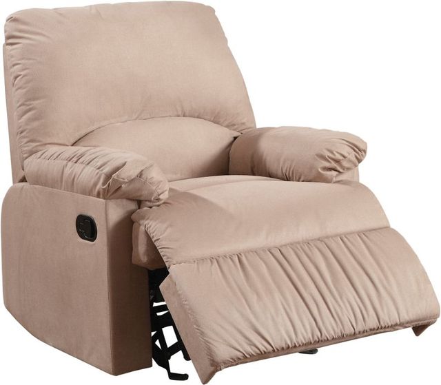 Coaster® Tan Glider Recliner-0