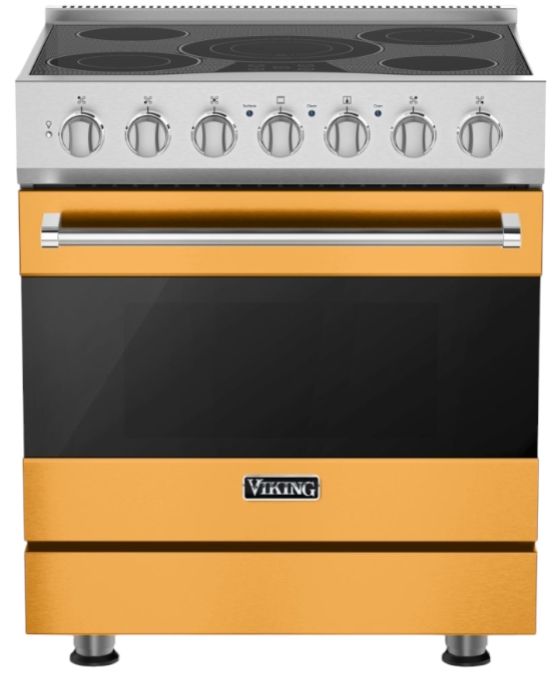Viking® 3 Series 30" Daffodil Pro Style Electric Range-0