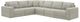Benchcraft® Next-Gen Gaucho 5-Piece Gray L-Shape Sectional-0