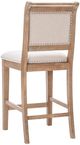 Linon Emmy Natural Upholstered Counter Stool-5
