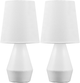 Signature Design by Ashley® Lanry 2-Piece White Table Lamp Set-0