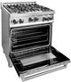 ZLINE 30" Stainless Steel Pro Style Gas Range-2
