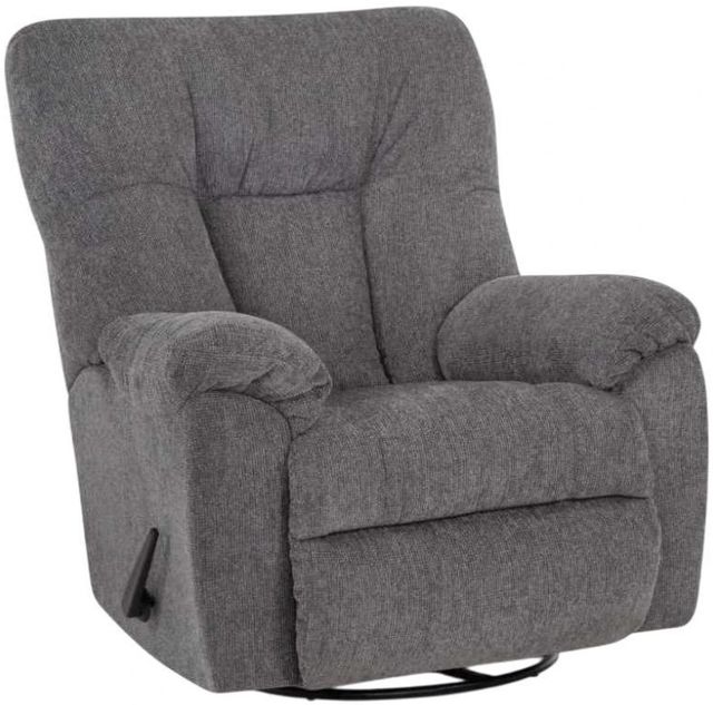 Franklin™ Connery Arden Charcoal Manual Swivel Rocker Recliner-0