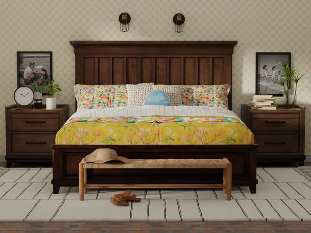 Oakwood Queen Bed-1