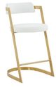 VIG Furniture Modrest Shandra Gold/White Bar Stool-0