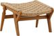 Dovetail Furniture Parley Natural Rattan/Wooden Outdoor Ottoman-0