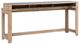 Liberty Furniture Millstone Gray Console Bar Table with Nutmeg Base-0