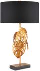 Currey & Company Irvin Black/Vintage Gold Table Lamp-0