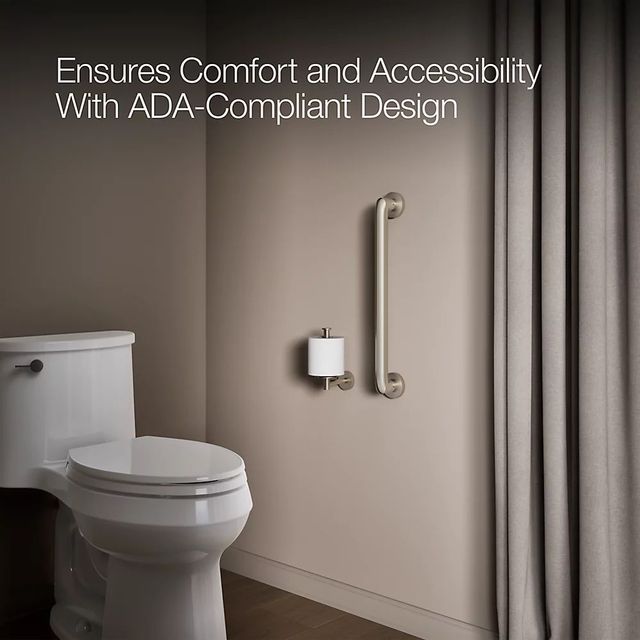 KOHLER® Kumin™ Vibrant Brushed Nickel 18" Grab Bar-3