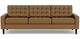 EQ3 Reverie 92'' Leather Sofa with Low Armrest-1