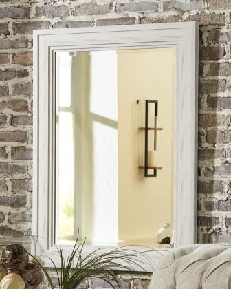 Signature Design by Ashley® Jacee Antique White Accent Mirror-3