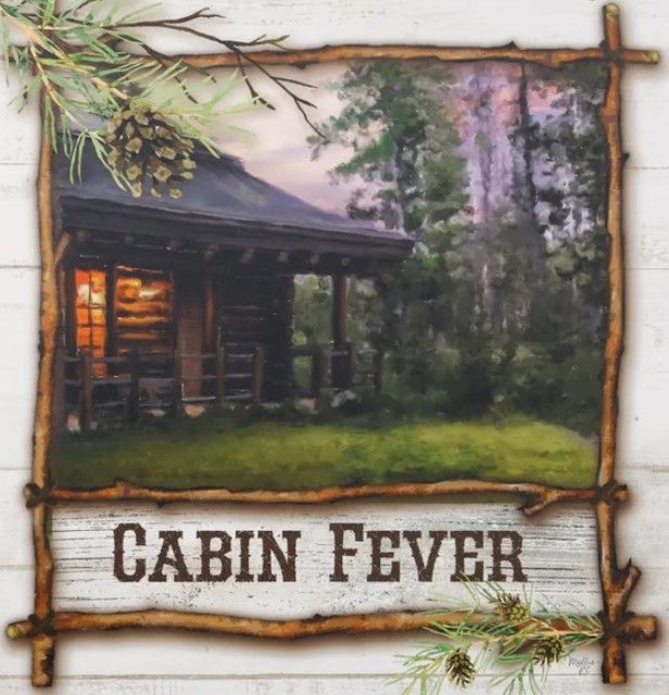 Stylecraft Cabin Fever Brown/Gray/Green/Light Red/White Wall Art-1