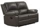 Furniture of America® Letha Gray Manual Reclining Loveseat-0