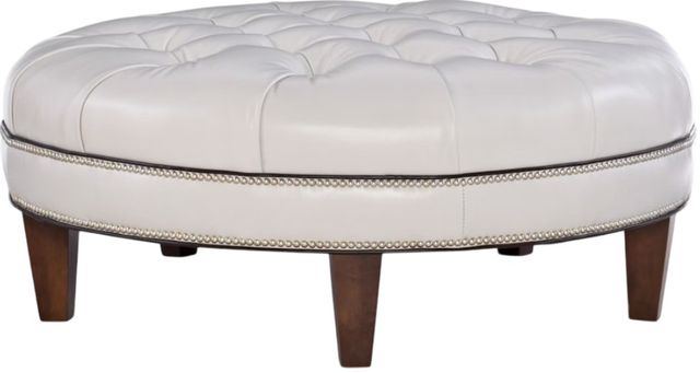 Bradington-Young Customizable Tufted Round XL Ottoman-0
