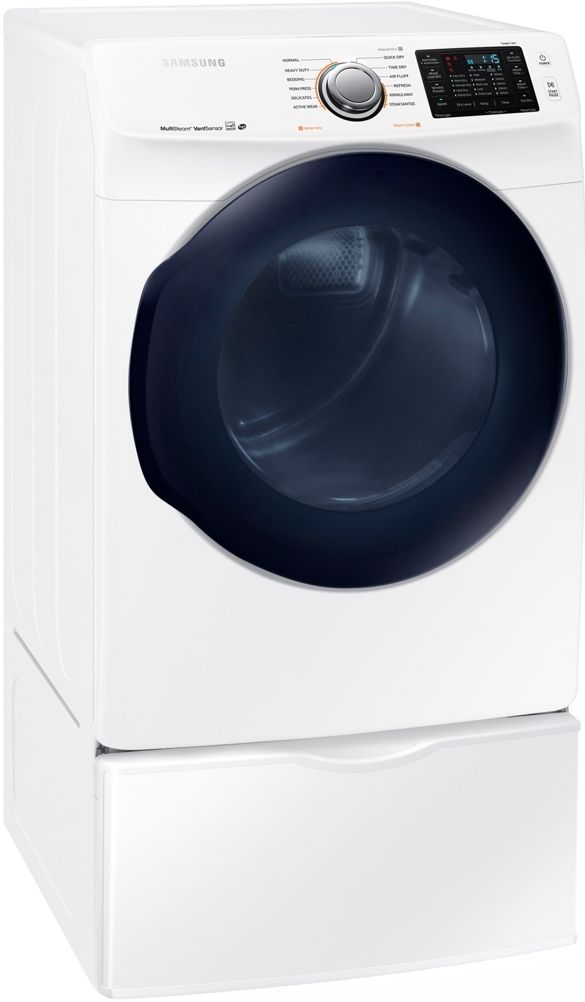 Samsung 7.5 Cu. Ft. White Front Load Gas Dryer-2