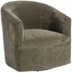 Classic Home Valencia Olive Moss Swivel Accent Chair-0
