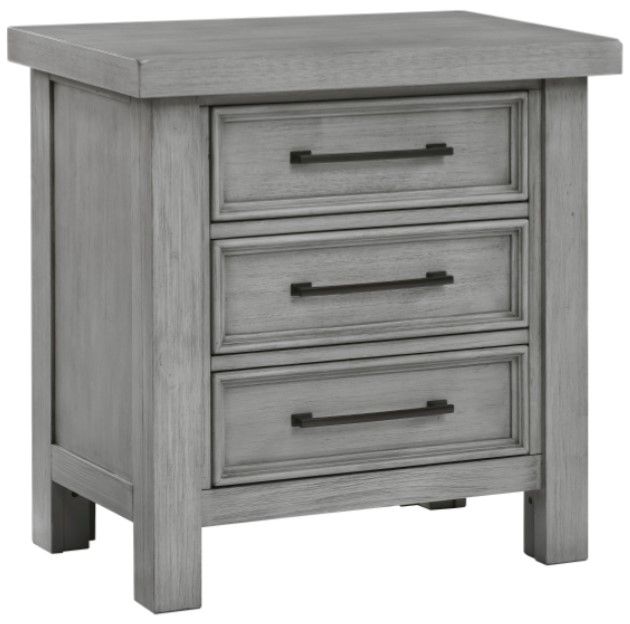 Homelegance® Logandale Antique Gray Nightstand-0