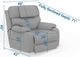 Catnapper® Dreamtime Haze Power Recliner with Power Adjustable Headrest-1