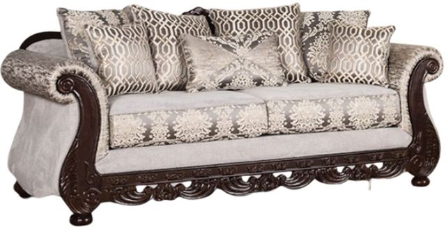Furniture of America® Catalonia Beige Sofa-0