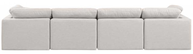 Meridian Furniture Indulge 4-Piece Cream Modular Sectional Sofa-3