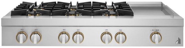 JennAir® RISE™ 48" Stainless Steel Natural Gas Rangetop-0