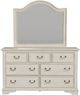 Liberty Furniture Bayside Antique White Dresser And Mirror-0