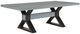 Century® Grand Tour Furniture Open Sky Gray 88" Dining Table with Bronze Base-0
