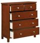 Homelegance® Rowe Dark Cherry Chest-3