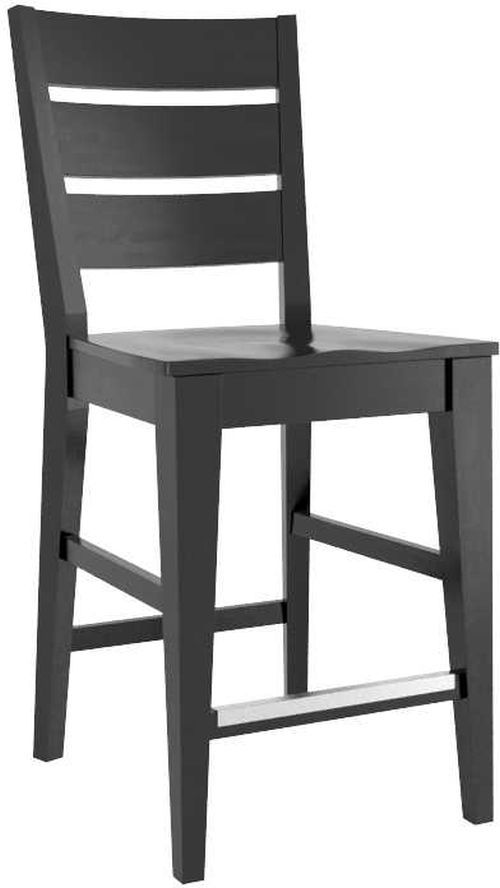 Canadel® Gourmet Peppercorn Washed Wood Fixed Stool-0