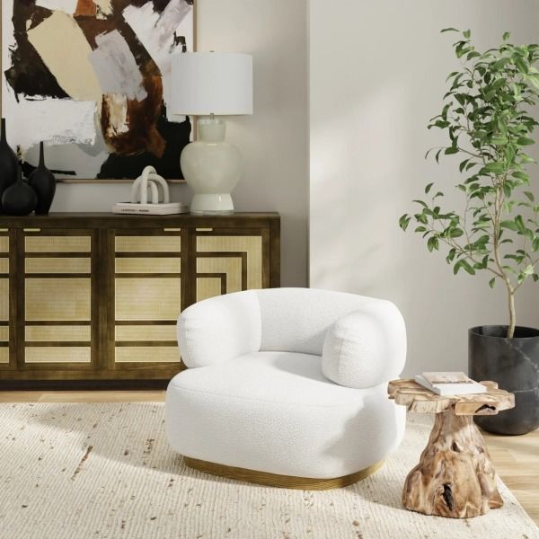 Harp & Finial® Farrow Cream Chair-1