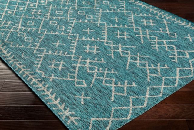 Surya Eagean Aqua 4'x6' Area Rug-3
