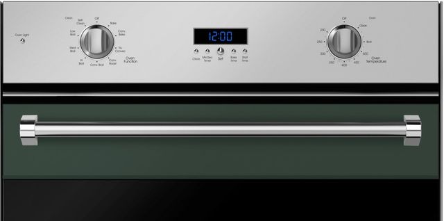 Viking® 3 Series 30" Blackforest Green Single Electric Wall Oven-2