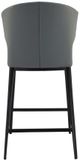 Moe's Home Collection Delaney Grey Counter Stool-1