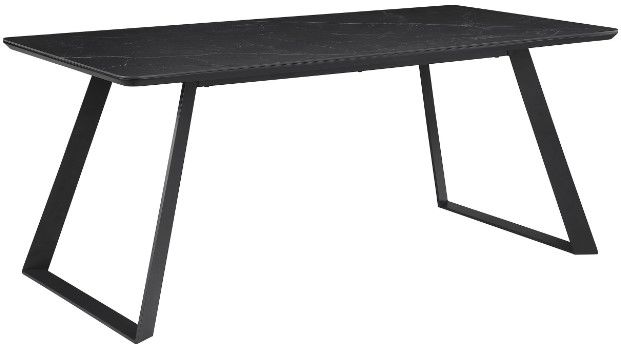 Coaster® Smith 5-Piece Black/Gray Dining Table Set-1