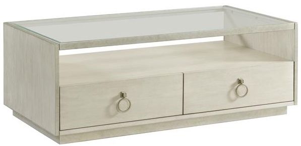 Riverside Furniture Maisie Champagne Rectangular Coffee Table-0