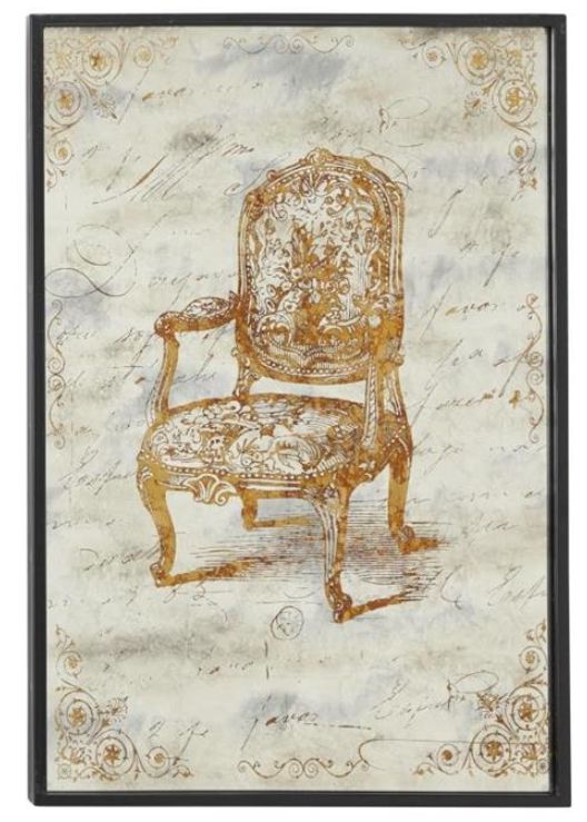 Deco Marche Gold 24" Abstract Wall Decor-0