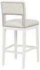 Fairfield® Customizable Arie Bar Stool with Linen Legs-3