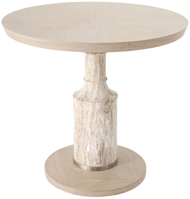 Michael Amini® Lotus Bay Sand 40'' Round Gathering Table-1