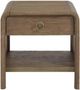Bernards Elure Latte Waterfall End Table-1