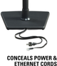 Sanus® WSS22 Pair of Black Wireless Speaker Stands-3