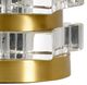 Wildwood Lamps Layers Of Luxe Antique Brass/Clear Table Lamp-1