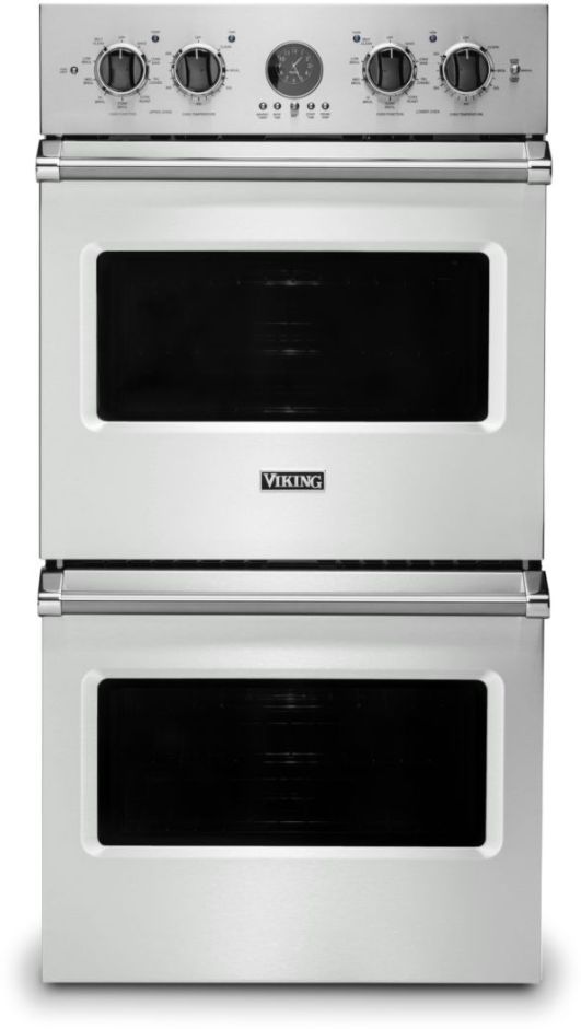Viking® 5 Series 27" Frost White Professional Built In Double Electric Premiere Wall Oven-0