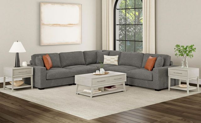 Elements International Westland Almond End Table-1