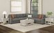 Elements International Westland Almond End Table-1