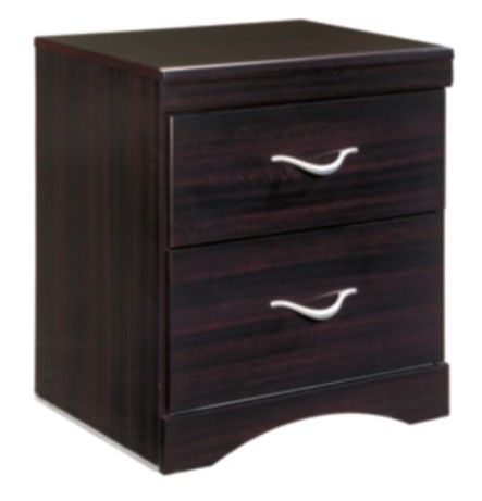 Signature Design by Ashley® Zanbury 5-Piece Merlot Queen Panel Bed Set-3