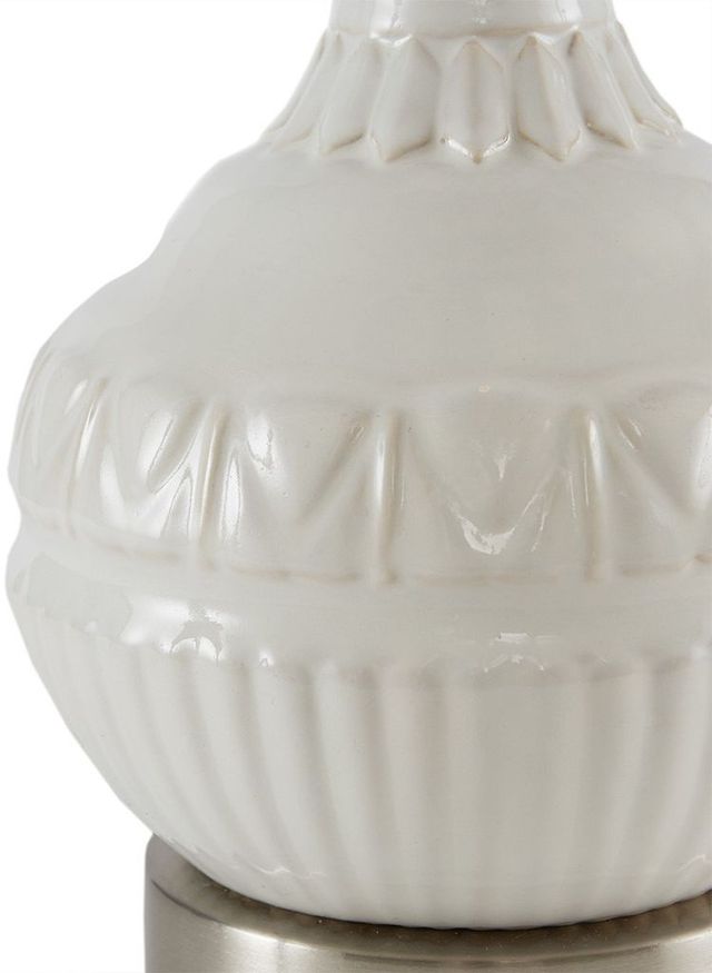 Olliix by 510 Design White Gypsy Table Lamp-3