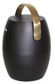 Sagebrook Home Metal Black and Gold 27" Barrel Accent Table-1