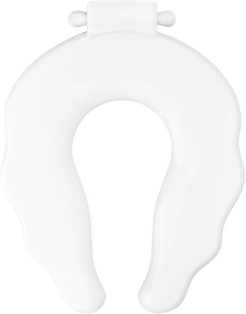 KOHLER® Primary™ White Commercial Round-Front Toilet Seat-2