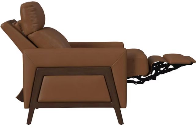 Elements International Tango Pebble Tan Power Recliner-1